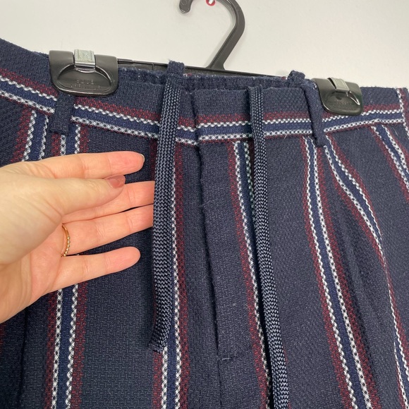 SCOTCH & SODA Blake Pleated tweed Chinos - Navy - Picture 6 of 13